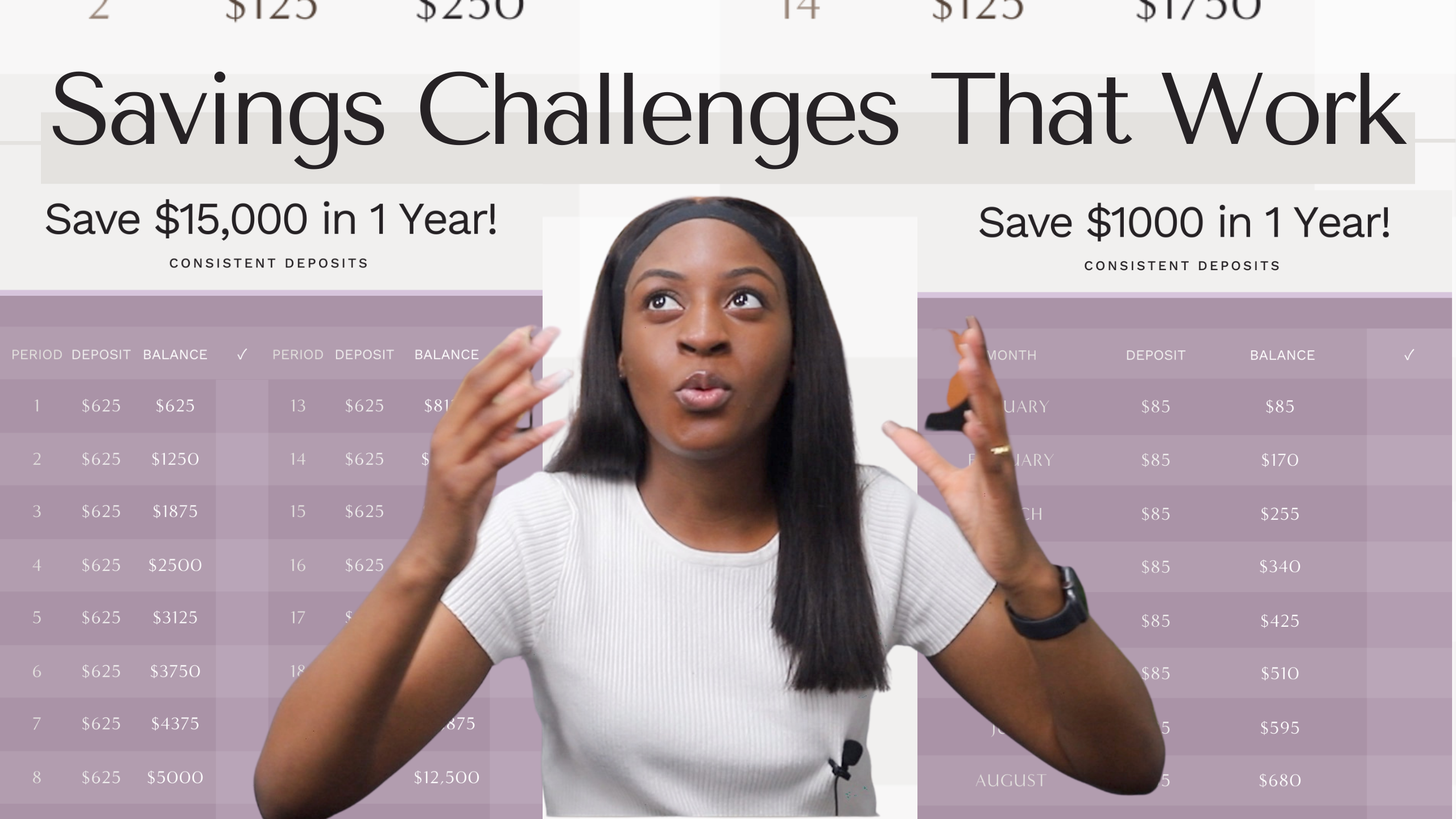 Savings challenges that work