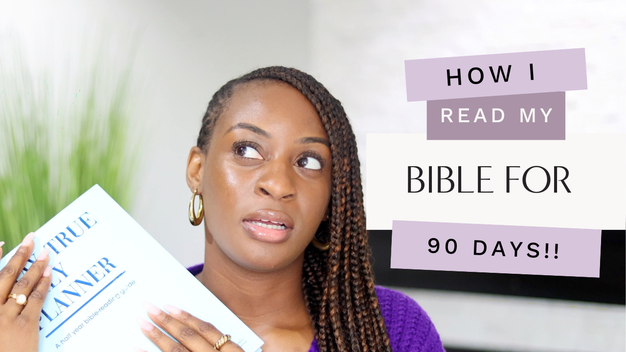 How I read my Bible for 90 days straight!